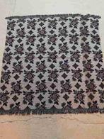 Grand foulard bloemen paars blauw groen 155/150, Huis en Inrichting, Woonaccessoires | Plaids en Woondekens, Gebruikt, Etten-Leur