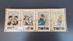 Kuifje Tintin, Savon, zeep, set in originele verpakking 1950, Verzamelen, Ophalen of Verzenden, Kuifje, Gebruikt, Beeldje of Figuurtje