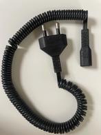 Coiled Euro C7 verlengkabel / power lead – apparaatkabel, Ophalen of Verzenden, Nieuw, Scheren en Epileren