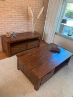 Salontafel met TV-kast koloniaal Henders & Hazel, Ophalen, Gebruikt, 50 tot 100 cm, 100 tot 150 cm
