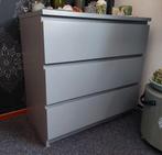 Ikea Malm Slaapkamerset Grijs - Ladekast en nachtkastjes, Ophalen, Overige materialen, Nieuw, 50 tot 100 cm