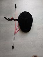 paardrijd cap met zweep, Dieren en Toebehoren, Paardrijkleding, Ophalen, Gebruikt, Overige soorten, Cap