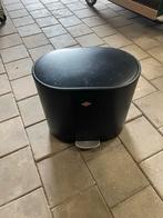 Wesco Prullenbak - Zwart, Ophalen, Gebruikt, Met pedaal, 50 tot 75 cm