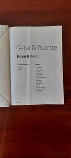 Getal & Ruimte havo A deel 3, Gelezen, Wiskunde A, HAVO, Ophalen of Verzenden