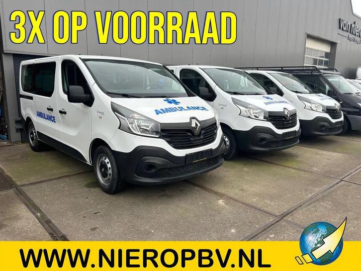 Renault Trafic 1.6DCI L1H1 Ambulance UNUSED NIEUW Airco Crui, Auto's, Bestelauto's, Bedrijf, Te koop, Renault, Diesel, Euro 5