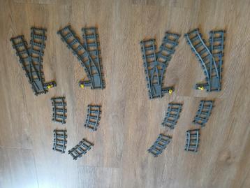 Lego rails wissels met bochten beschikbaar voor biedingen