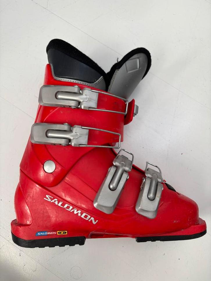 Salomon skischoenen maat 23 (36,5-37) - 4 sluitingen, Sport en Fitness, Skiën en Langlaufen, Gebruikt, Schoenen, Skiën, Salomon