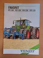 Folder Fendt Favorit 611 LSA, 612 LSA, 614 LSA, 615 LSA, Boeken, Ophalen of Verzenden, Gelezen, Tractor en Landbouw