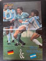 Poster Diego Maradona - Argentinië, Ophalen of Verzenden, Zo goed als nieuw, Buitenlandse clubs, Poster, Plaatje of Sticker