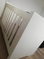 Hoogglans wit ledikant, Kinderen en Baby's, Ophalen, Gebruikt, Minder dan 140 cm, Matras