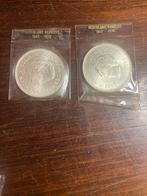 2 tientjes zilver 1970, Ophalen of Verzenden, Koningin Juliana, 10 gulden, Zilver