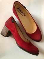 Jonny’s dames pumps, rood suede , maat 35. Blokhak 5 cm, Pumps, Jonny's, Ophalen of Verzenden, Zo goed als nieuw