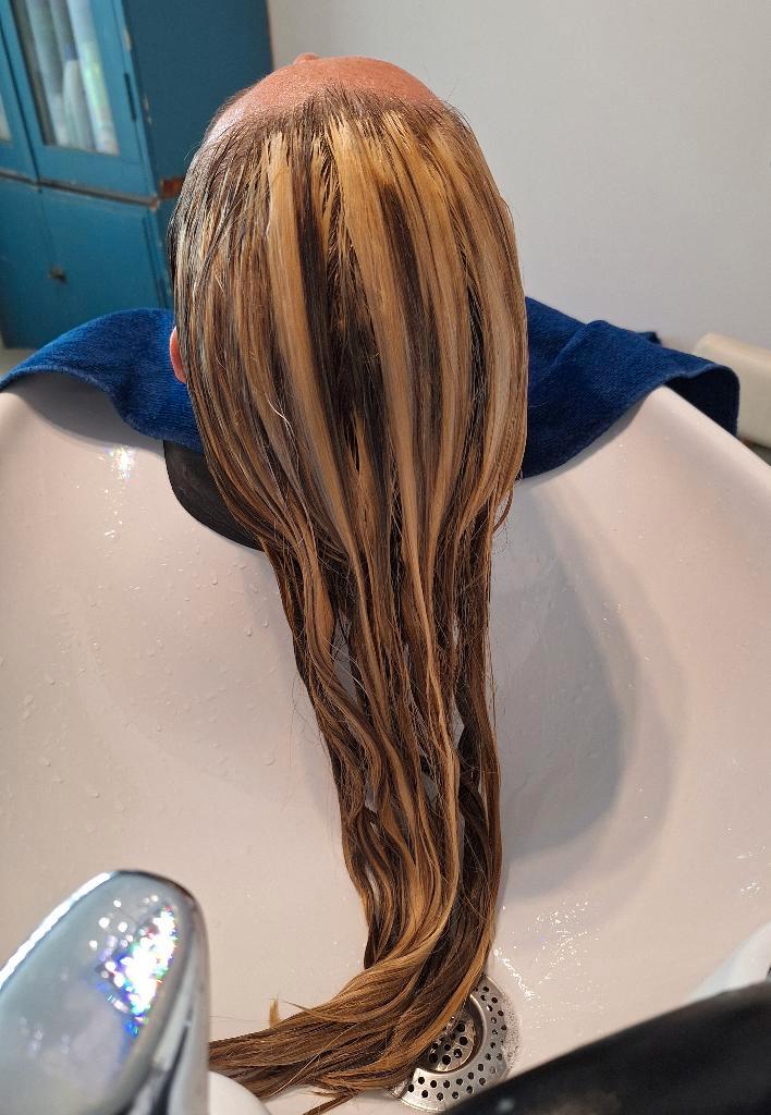 balayage, highlights,, roze haar, blauw haar, regenboogkleur, Sieraden, Tassen en Uiterlijk, Uiterlijk | Haarverzorging, Nieuw