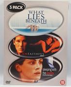 Te koop: 3 Pack : What Lies Beneath/Unfaithful/Sleeping .Dvd, Gebruikt, Vanaf 16 jaar, Boxset, Actiethriller