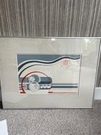 zeefdruk 6/102 Ad van den Brink, tijdloos landschap!, Antiek en Kunst, Ophalen of Verzenden