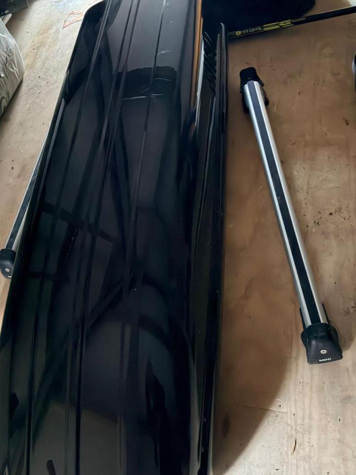 MINI Dakkoffer 320 liter - Perfect voor extra bagageruimte!, Auto diversen, Dakkoffers, Gebruikt, Ophalen