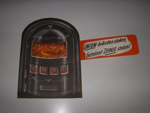 Leuke folder Union Briketten/kolen van rond 1955, Boeken, Catalogussen en Folders, Gelezen, Folder, Ophalen of Verzenden