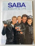 Saba TV Video Audio 1991, Verzenden, Zo goed als nieuw, Folder