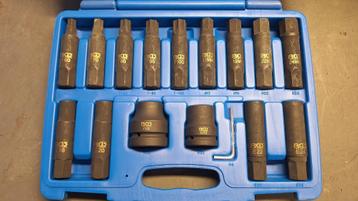 BGS Lange Krachtdoppen set Imbus en Torx met verlopen!  beschikbaar voor biedingen