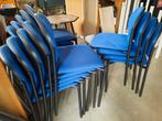 Stoelen  - stapelbaar - 14 stuks, Ophalen, Blauw, Vijf, Zes of meer stoelen