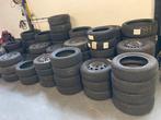 Partij banden zomer winter 14 t/m 20 inch veel met velgen, Auto-onderdelen, Ophalen, Gebruikt, Band(en), Personenwagen