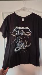 Metallica Shirt met Print - Vintage Look, Maat 52/54 (L), Metallica, Zwart, Ophalen of Verzenden
