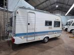 Hobby de luxe easy 440 SB met vast bed. Instapklaar!, Caravans en Kamperen, Caravans, Standaardzit, Ringverwarming, 750 - 1000 kg