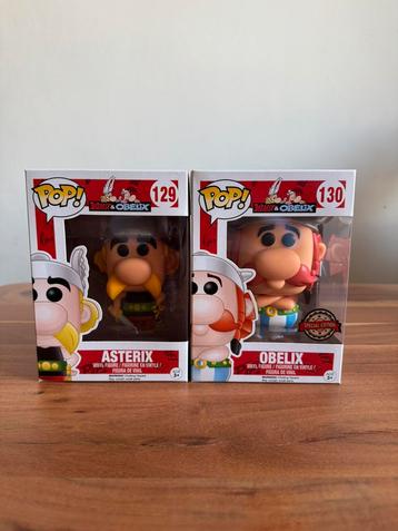 Funko Pop! - Asterix & Obelix #129 #130 beschikbaar voor biedingen