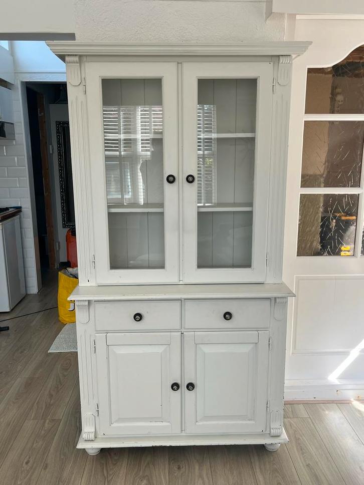 Buffetkast - Oude Kast, 2-delig, Huis en Inrichting, Kasten | Buffetkasten, Gebruikt, 150 tot 200 cm, 100 tot 150 cm, 25 tot 50 cm