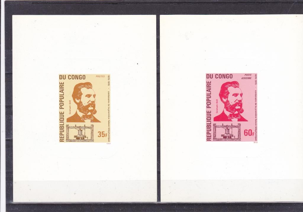 Telecommunicatie- Telefonie Grahem Bell Epreuve  (S1109), Verzenden, Postfris