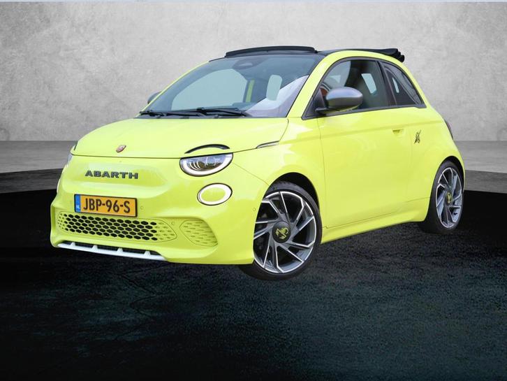 Abarth 500C Turismo 42 kWh | Alcantara bekleding | Apple Car, Auto's, Abarth, Bedrijf, Te koop, ABS, Achteruitrijcamera, Airbags