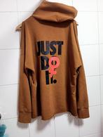 Nike Icon Clash Hoodie Cold Shoulder & Asymmetrisch dames M, Maat 38/40 (M), Bruin, Nike, Ophalen of Verzenden