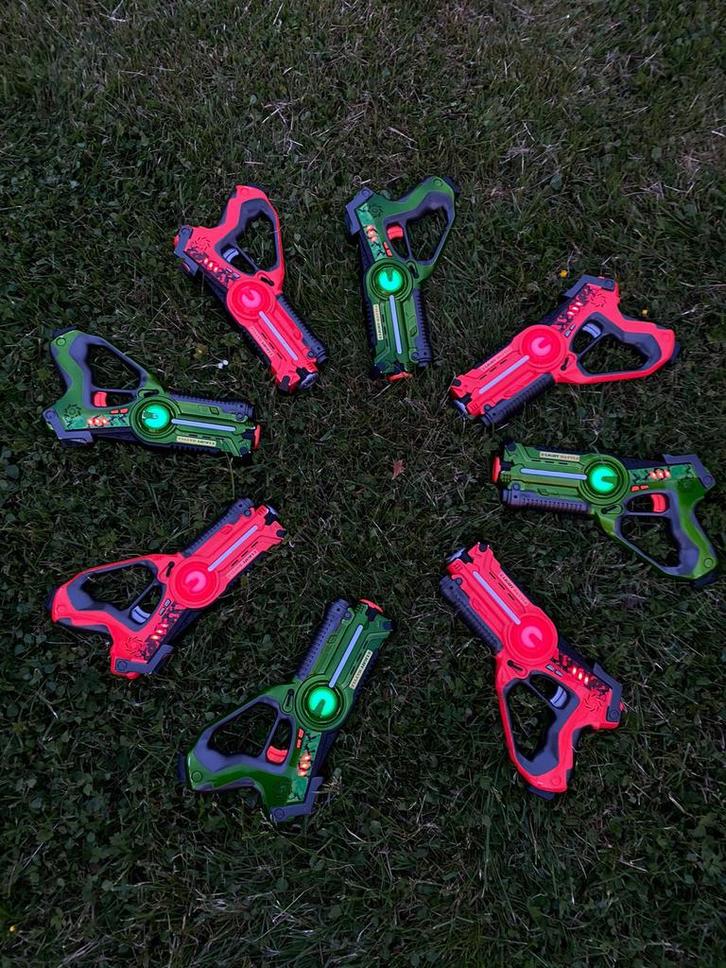 Lasergame pistolen te huur!, Kinderen en Baby's, Speelgoed | Buiten | Actiespeelgoed, Zo goed als nieuw, Ophalen