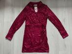 Nieuw Nicolette van Dam glitter pailletten jurk roze maat L, Kleding | Dames, Verzenden, Maat 42/44 (L), Nieuw, Boven de knie