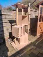 handgemaakt grote hout kattenhuis, Kater