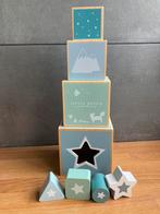 Little Dutch vormen stoof blokken toren, Kinderen en Baby's, Speelgoed | Houten speelgoed, Ophalen of Verzenden, Gebruikt, Overige typen