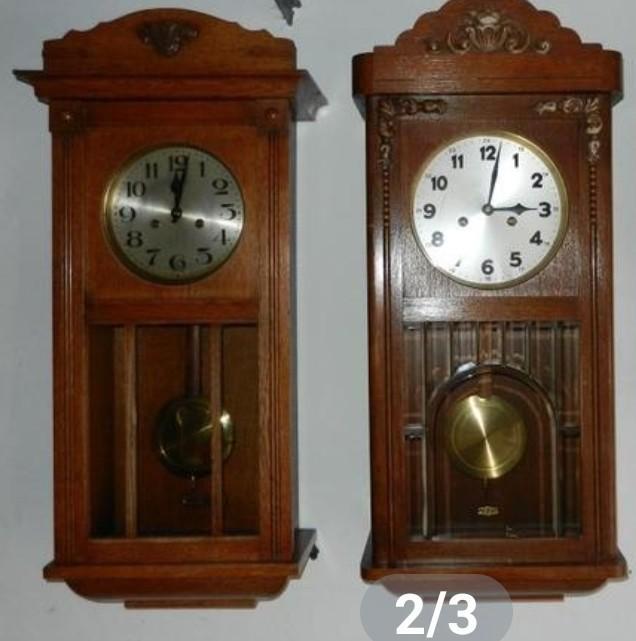 Antieke Pendule Klokken - Set van 2 per klok voor€75, Antiek en Kunst, Antiek | Klokken, Ophalen of Verzenden
