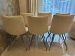 Eetkamerstoelen, Huis en Inrichting, Stoelen, Ophalen, Gebruikt, Overige kleuren, Leer