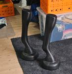 2 Paarden voorbeen op kunststof voet, Dieren en Toebehoren, Ophalen, Zo goed als nieuw, Overige soorten