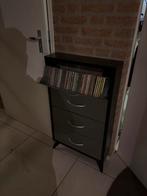 Kastje met lades voor cds, Huis en Inrichting, Kasten | Ladekasten, Ophalen, Gebruikt, 50 tot 100 cm, 3 of 4 laden