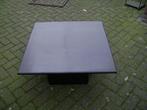 Zwarte vierkante salontafel 77 cm en 38,5 cm hoog, Huis en Inrichting, Tafels | Salontafels, Ophalen, 50 tot 100 cm, Vierkant