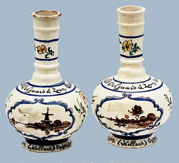 Rozenburg 2x geneverkruik (Nr.: 118), Antiek en Kunst, Ophalen of Verzenden