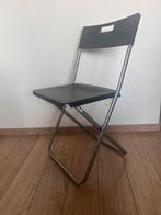Ikea foldable chairs x4, Ophalen, Kunststof, Zwart, Zo goed als nieuw