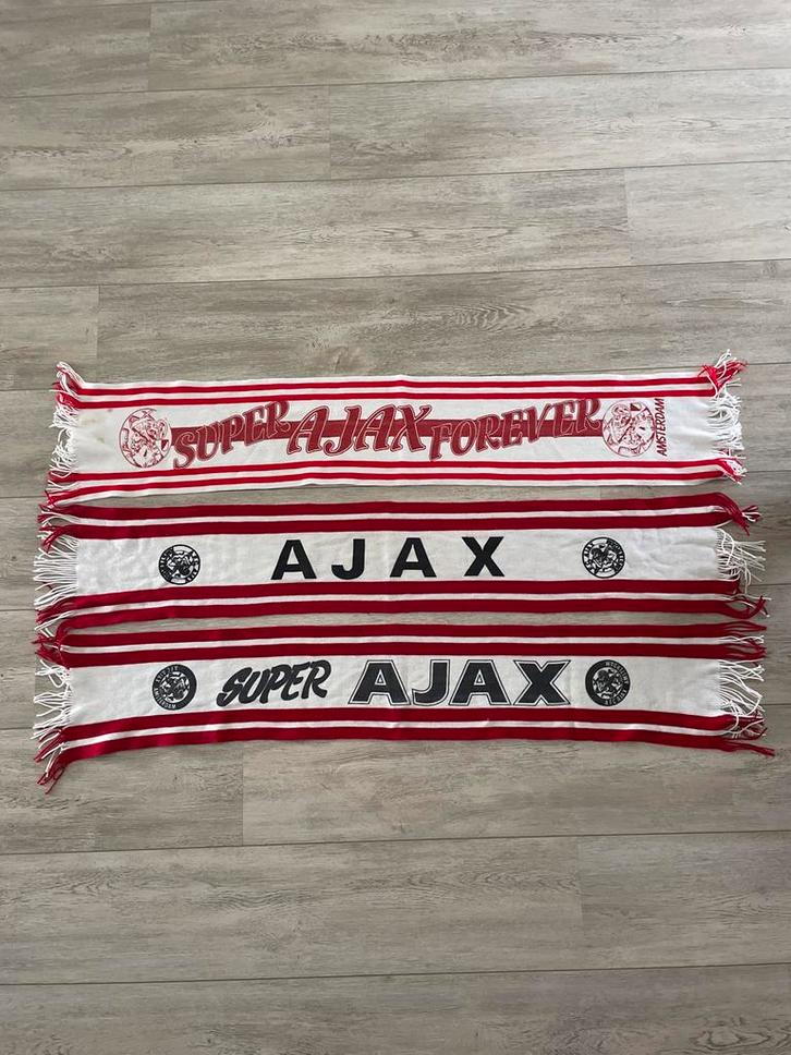 Ajax Sjaals Jaren '80 - Collectors Items!, Sport en Fitness, Voetbal, Gebruikt, Clubaccessoires, Ophalen of Verzenden