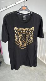 T-shirt met gouden leeuw, Ophalen of Verzenden, Zo goed als nieuw, Zwart