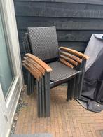 4x tuinstoel Valencia - Livarno Home - Lidl, Tuin en Terras, Tuinstoelen, Ophalen, Gebruikt, Aluminium, Stapelbaar