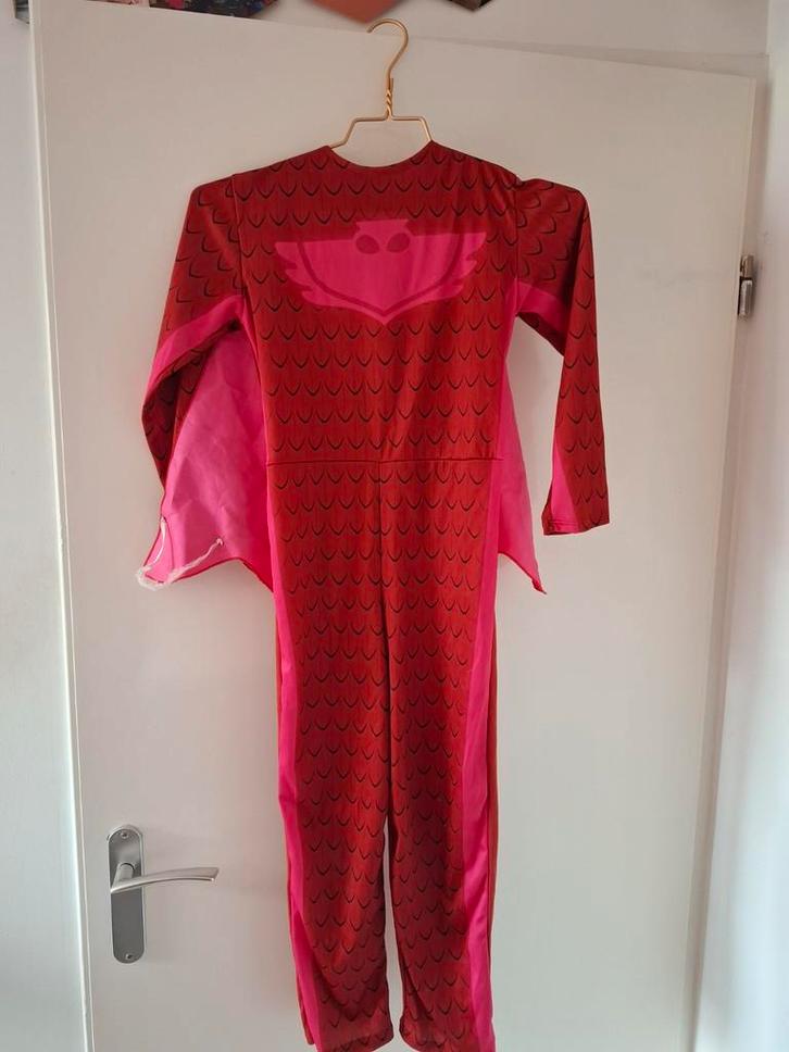 PJ Masks Owlette Verkleedpak met Cape en masker, Kinderen en Baby's, Carnavalskleding en Verkleedspullen, Gebruikt, Meisje, 122 t/m 128