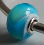 Trollbeads TURKOOIZEN GORDELDIER, Sieraden, Tassen en Uiterlijk, Bedels, -, Verzenden, -, Zo goed als nieuw