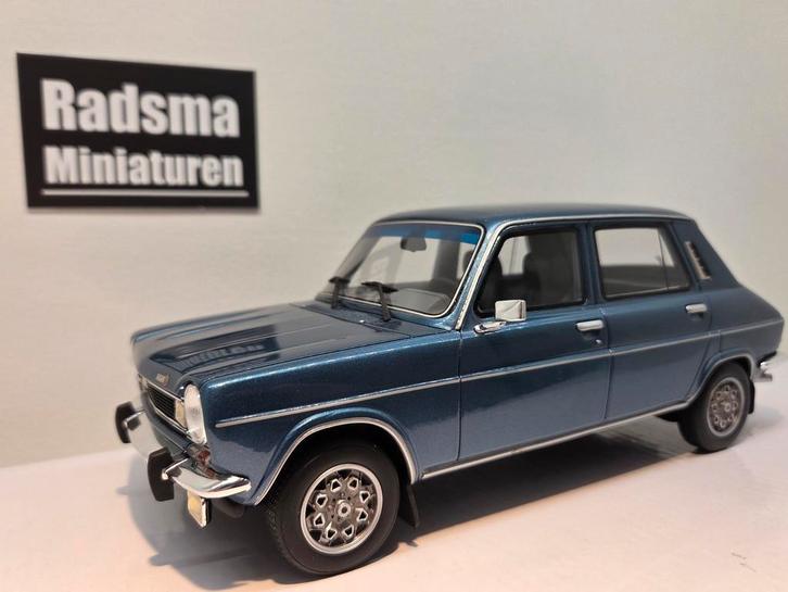 Simca 1100 Ti 1975 - Blue - 1:18 Ottomobile UNIEK, Hobby en Vrije tijd, Modelauto's | 1:18, Zo goed als nieuw, Auto, OttOMobile