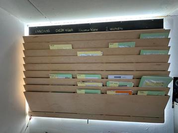 Planbord, planner, wandplanner, mappenrek beschikbaar voor biedingen